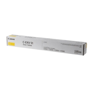 Toner Original CANON C-EXV51 Amarillo - 0484C002