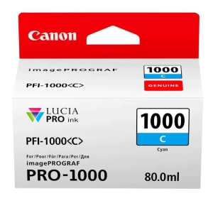 Cartucho Original CANON PFI-1000 Cian - 0547C001