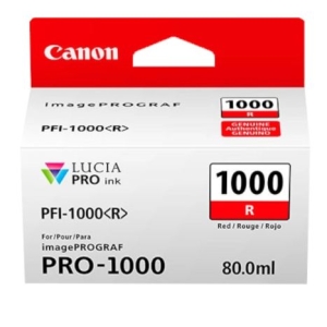 Cartucho Original CANON PFI-1000 Rojo - 0554C001