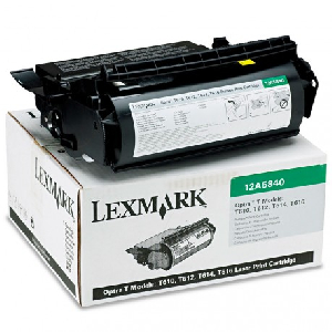 Toner original 12A5840 lexmark negro