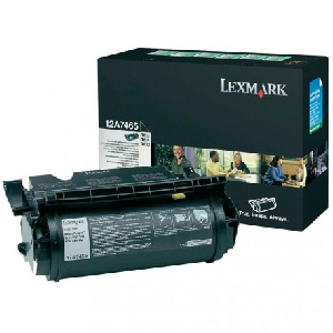 Toner original 12A7465 lexmark negro