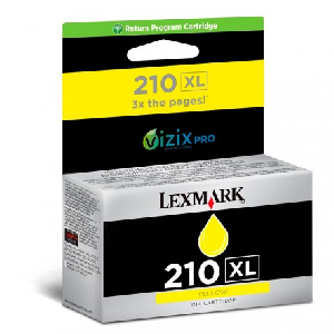 Cartucho Original LEXMARK 210XL Amarillo - 14L0177E