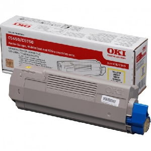 Toner original 43872305 oki amarillo
