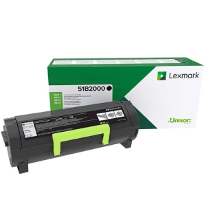 Toner original 51B2000 lexmark negro