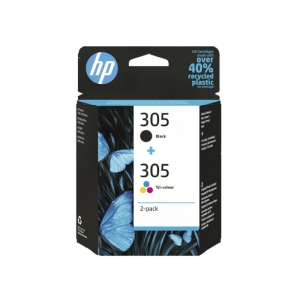 Pack Cartucho Original HP 305 BK+C+M+Y - 6ZD17AE