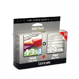 Cartucho Original LEXMARK 43XL/44XL BK+C+M+Y - 80D2966