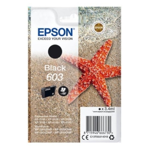 Cartucho original Epson 603 Negro - C13T03U14010