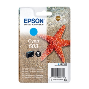 Cartucho original Epson 603 Cian - C13T03U24010