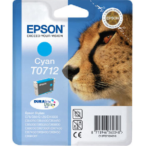 Cartucho Original EPSON T0712 Cian - C13T071240B0