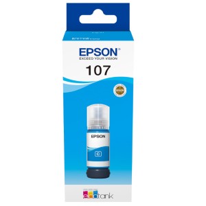 Botella Original EPSON 107 Cian - C13T09B240