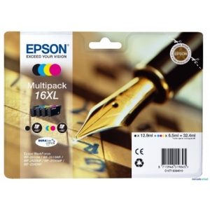 Cartucho Inkjet original C13T16364010 epson t1636 bk+c+m+y