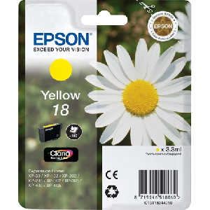 Cartucho Inkjet original C13T18044010 epson t1804 amarillo
