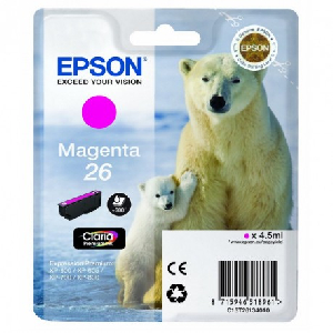 Cartucho Inkjet original C13T26134010 epson magenta