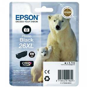 Cartucho Inkjet original C13T26314010 epson negro