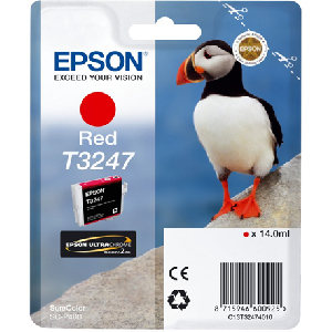Cartucho Inkjet original C13T32474010 epson t3247 rojo