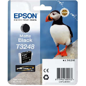 Cartucho Inkjet original C13T32484010 epson t3248 negro mate