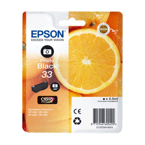 Cartucho Inkjet original C13T33414010 epson negro