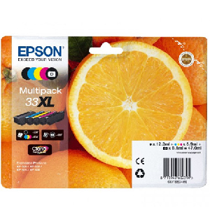 Cartucho Inkjet original C13T33574010 epson 33xl bk-c-m-y
