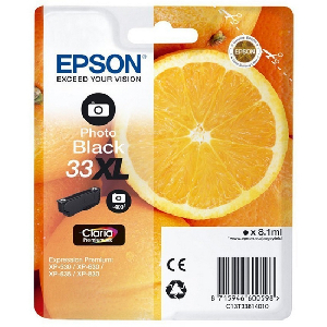 Cartucho Epson 33XL negro fotográfico C13T33614010