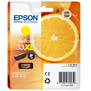 Cartucho Inkjet original C13T33644010 epson amarillo