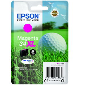 Cartucho Original EPSON 34XL Magenta - C13T34734010