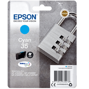 Cartucho Inkjet Original CARTUCHO INKJET ORIGINAL CIAN EPSON 35 WF4720   4725