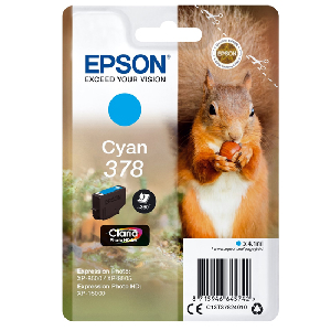 Cartucho Inkjet Original - Epson 378 cian foto 360 pág. - C13T37824010