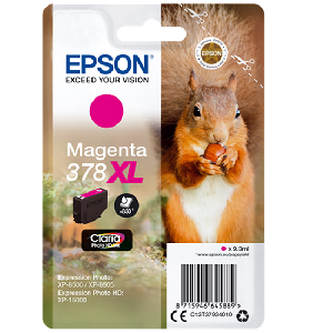 Cartucho Inkjet Original - Epson 378XL magenta foto 830 pág. - C13T37934010
