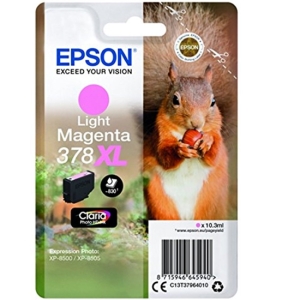 Cartucho Inkjet Original - Epson 378XL Magenta Claro foto 830 pág. - C13T37954010