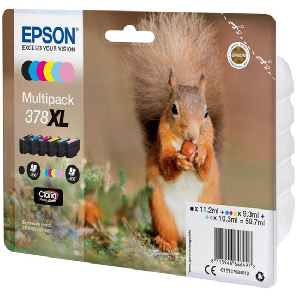 Pack Cartucho Inkjet Original - Epson 378XL Rainbow foto - C13T37984010