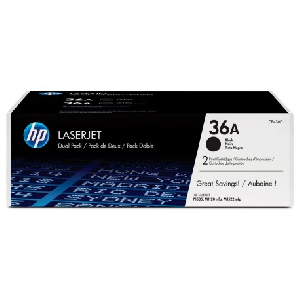 Pack 2 Toner Original HP 36A Negro - CB436AD