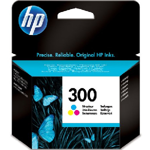 Cartucho Original HP 300 Tricolor - CC643EE