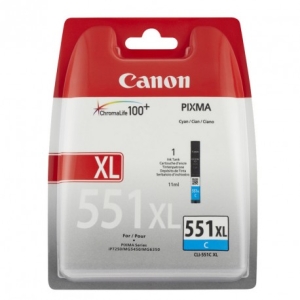 Cartucho Original CANON CLI551XL Cian - CLI551XLC