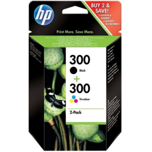 Pack Cartucho Original HP 300 BK+C+M+Y - CN637EE