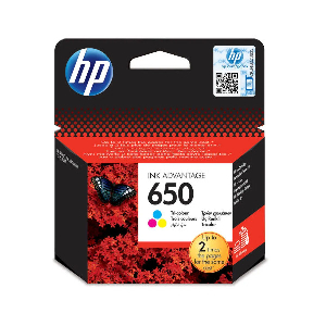 Cartucho Original HP 650 Tricolor - CZ102AE