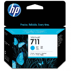 Pack 3 Cartucho Original HP 711 Cian - CZ134A