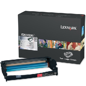Tambor original E260X22G lexmark negro