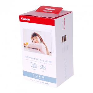 Papel Fotográfico Original CANON KP108 - 108 Hojas · 1xKit de Tinta