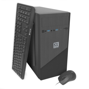 Ordenador Sobremesa KVX AMDline 4 KVX-002046 -  AMD Ryzen 3 Pro 4350G · 8GB · 512GB SSD · FreeDos · Teclado + Ratón · Gris