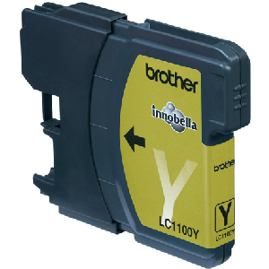 Cartucho Inkjet original LC1100Y brother amarillo