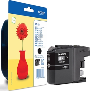 Cartucho Inkjet original LC121BKBP brother lc121 negro