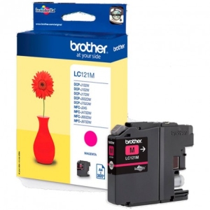 Cartucho Inkjet original LC121MBP brother lc121 magenta magenta