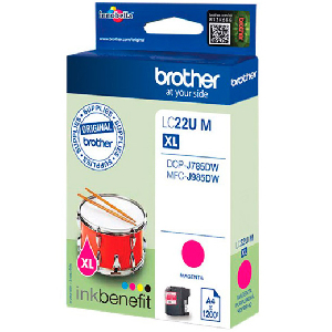 Cartucho Original BROTHER LC22U Magenta - LC22UMBP
