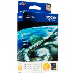 Cartucho Inkjet original LC985Y brother amarillo
