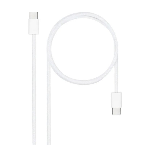 Cable USB 2.0 Tipo C/M a USB Tipo C/M - 2m · Blanco