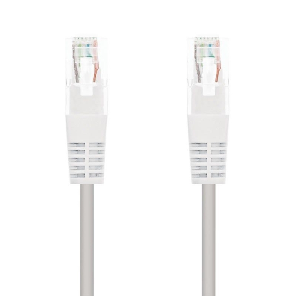 Cable de Red Latiguillo RJ45 Cat 5E UTP - 1 m · Blanco