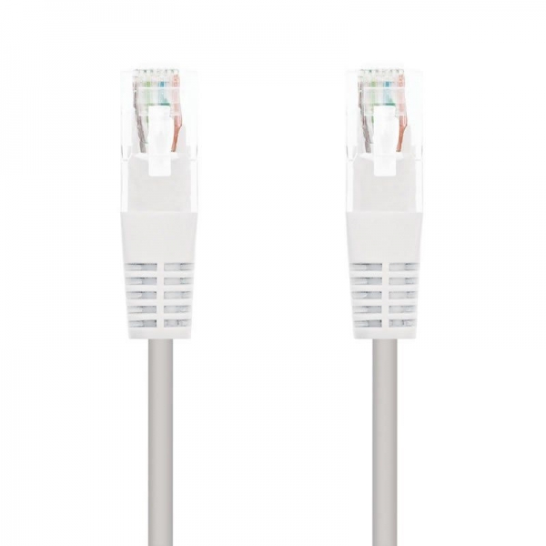 Cable de Red Latiguillo RJ45 Cat 5E UTP - 5 m · Blanco