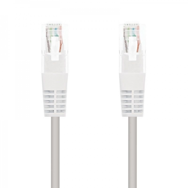 Cable de Red Latiguillo RJ45 Cat 5 - 10 m · Blanco