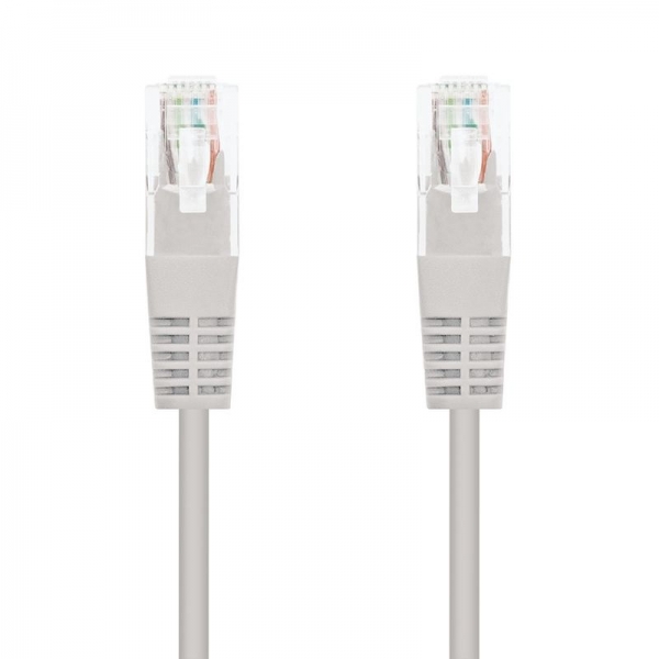 Cable de Red Latiguillo de Red RJ45 UTP Cat 5 - 15 m · Gris