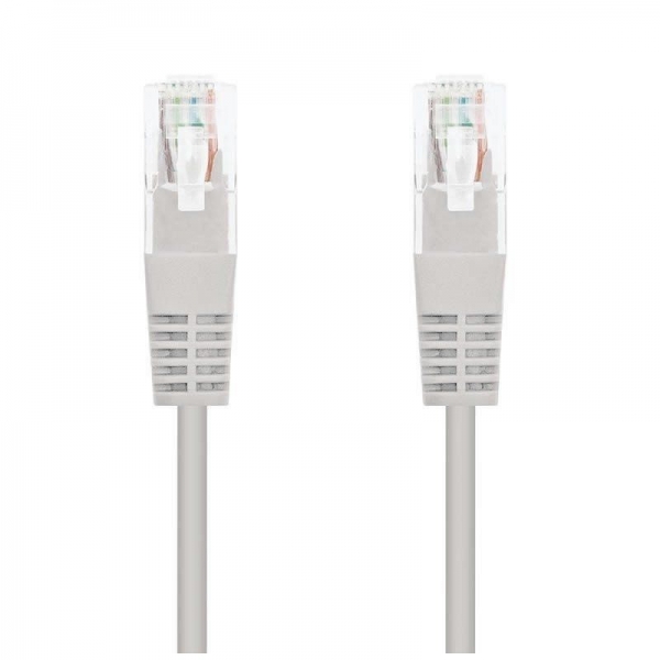 Cable de Red Latiguillo RJ45 Cat 5E UTP - 30 m · Gris